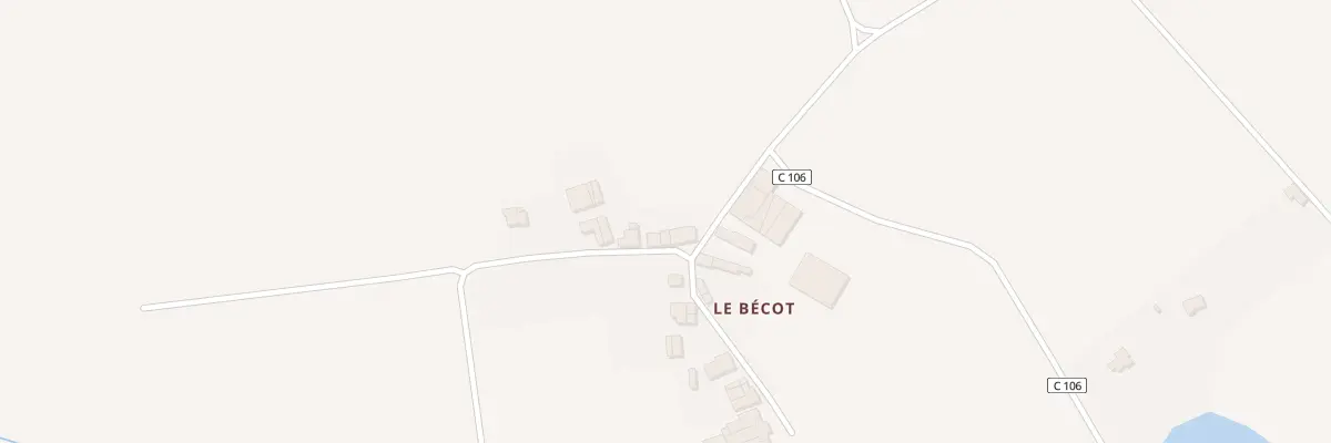 Plan du 2 Le Beco à Conquereuil