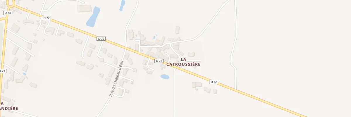 Plan du 13 La Catroussiere à Paulx