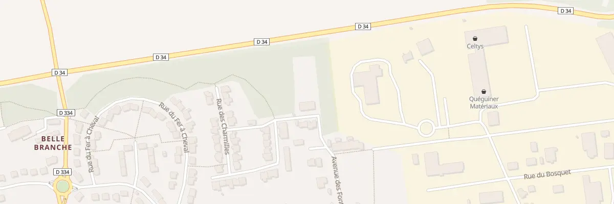 Plan du 12 Av des Fontenelles à Chavagne