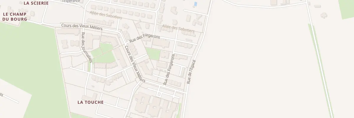 Plan du 2 Ven des Brodeuses à Chavagne