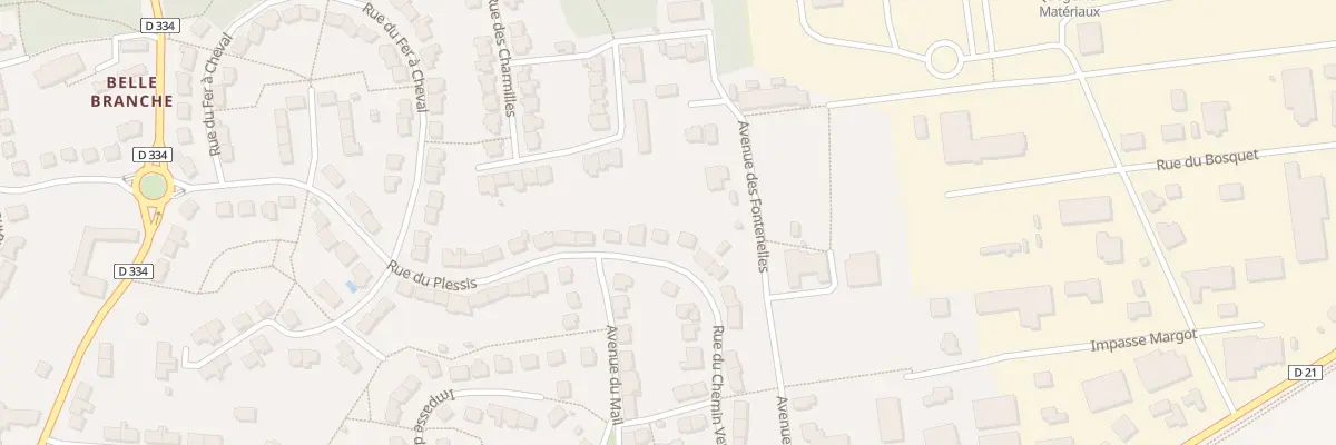 Plan du 5 Rue du Chemin Vert à Chavagne