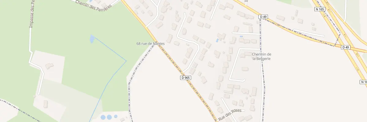 Plan du 1 Rue des Jonquilles au Temple-de-Bretagne