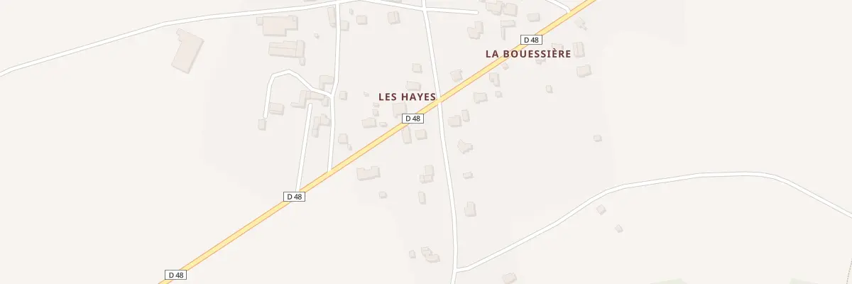 Plan du 4 Les Hayes à Saint-Senoux