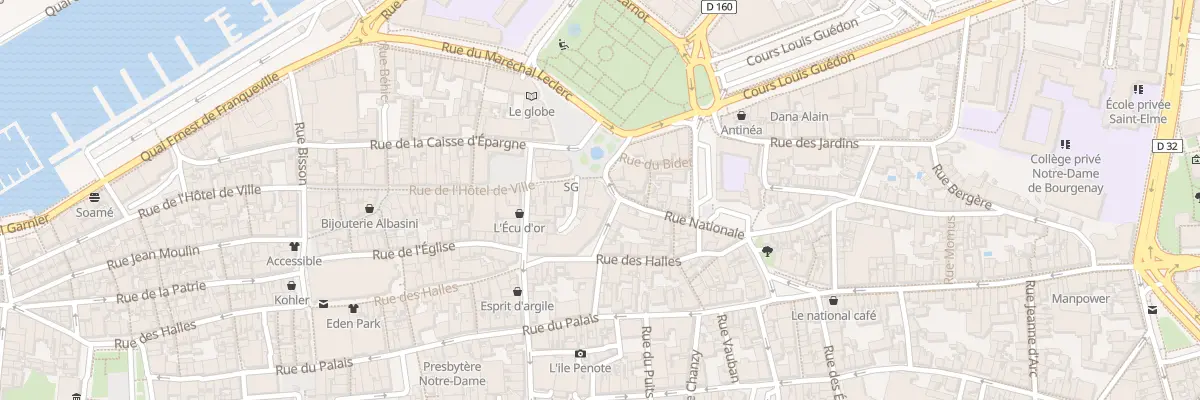 Plan du 81 Rue Nationale aux Sables-d’Olonne