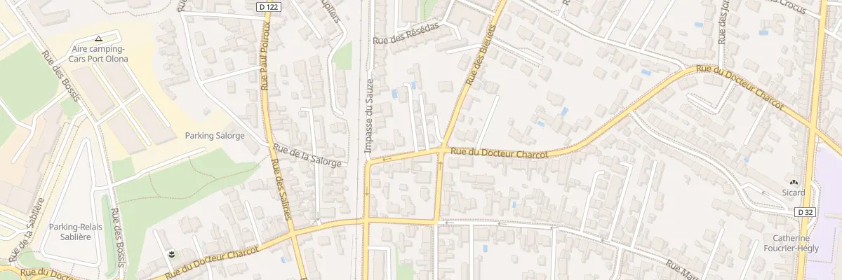 Plan du 136 Rue du Doc Charcot aux Sables-d’Olonne
