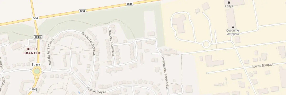 Plan du 7 Av des Fontenelles à Chavagne