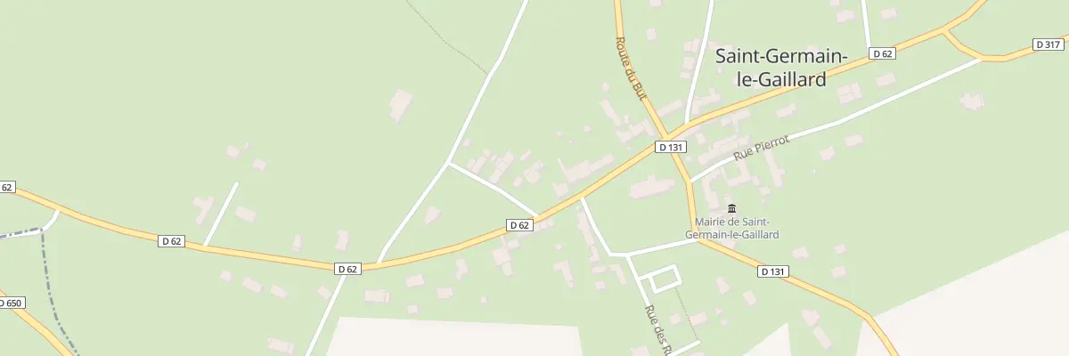 Plan du 14 Rte du Poteau Bleu à Saint-Germain-le-Gaillard