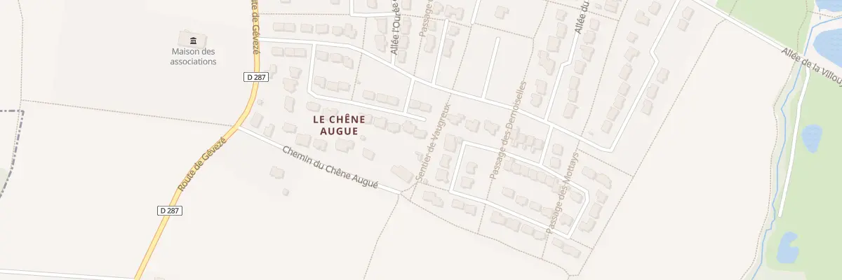 Plan du 20 All du Clos Bautrais à Vignoc