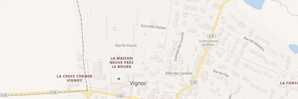 Plan du 5 Rue du Fournil à Vignoc