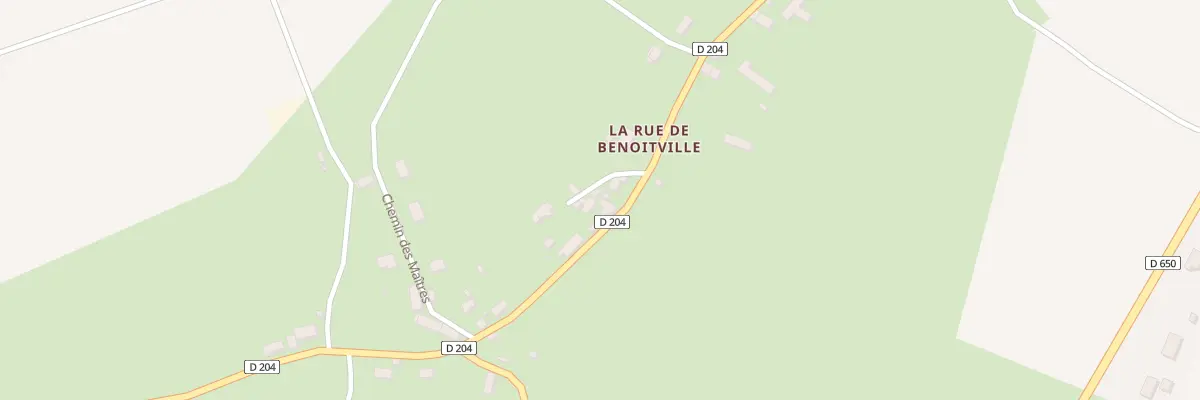 Plan du 30 La Rue à Benoîtville
