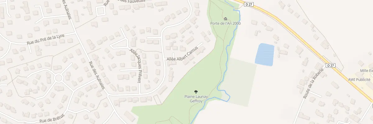 Plan du 3 All Albert Camus à Gévezé