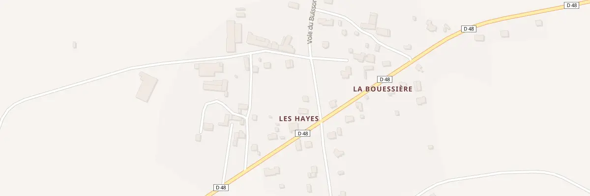 Plan du 25 Les Hayes à Saint-Senoux