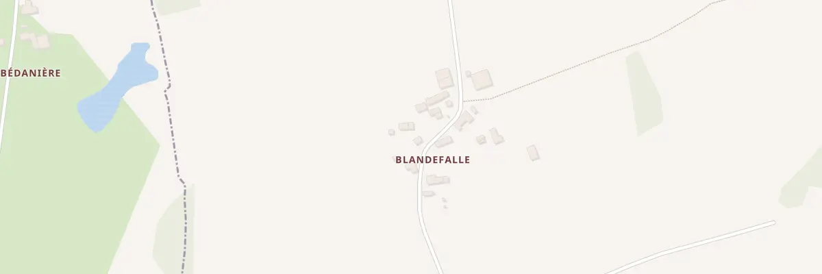 Plan du 9005 Blandefalle à Combourg