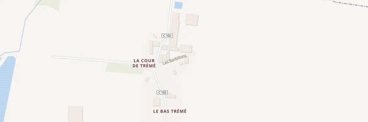 Plan du 8 Barbillon à Conquereuil