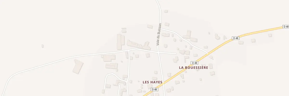Plan du 33 Les Hayes à Saint-Senoux