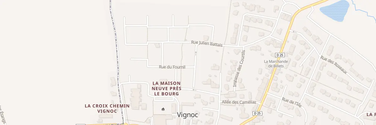 Plan du 4 Rue du Fournil à Vignoc