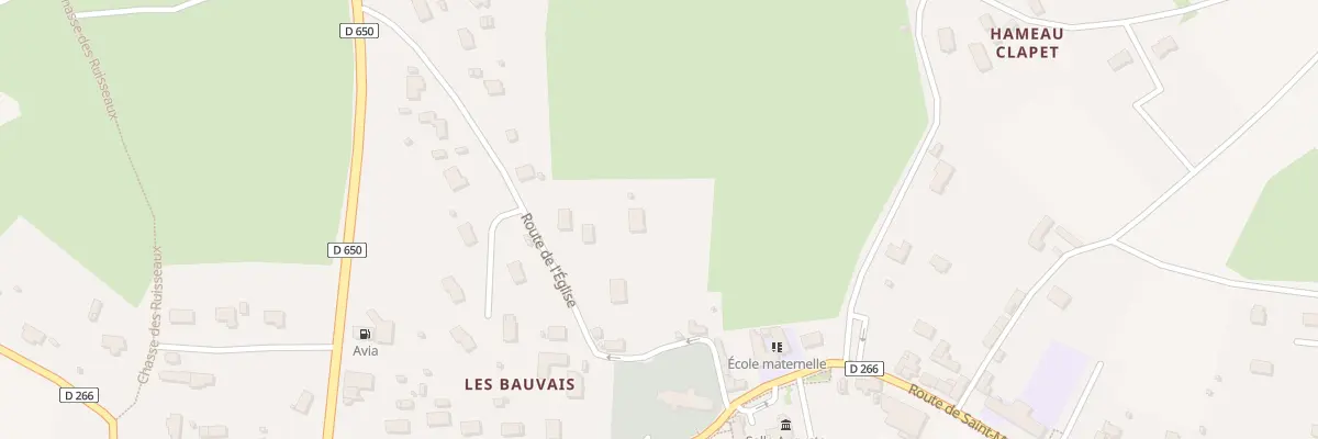 Plan du 6 Rte de l’Eglise à Pierreville