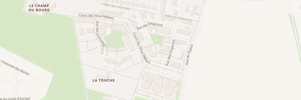 Plan du 3 Sq des Vanniers à Chavagne