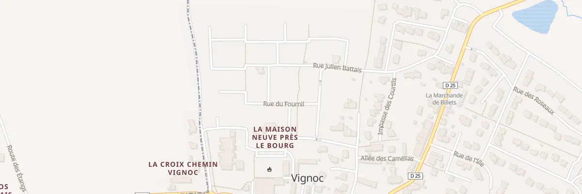 Plan du 6 Rue du Fournil à Vignoc
