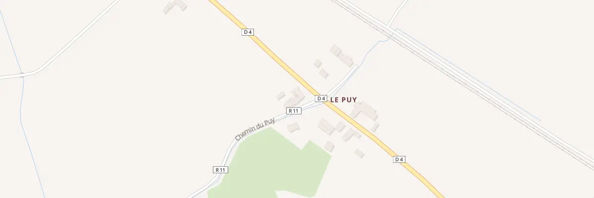 Plan du 7 Le Puy à Mont-Dol