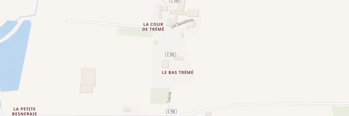 Plan du 6 Treme à Conquereuil