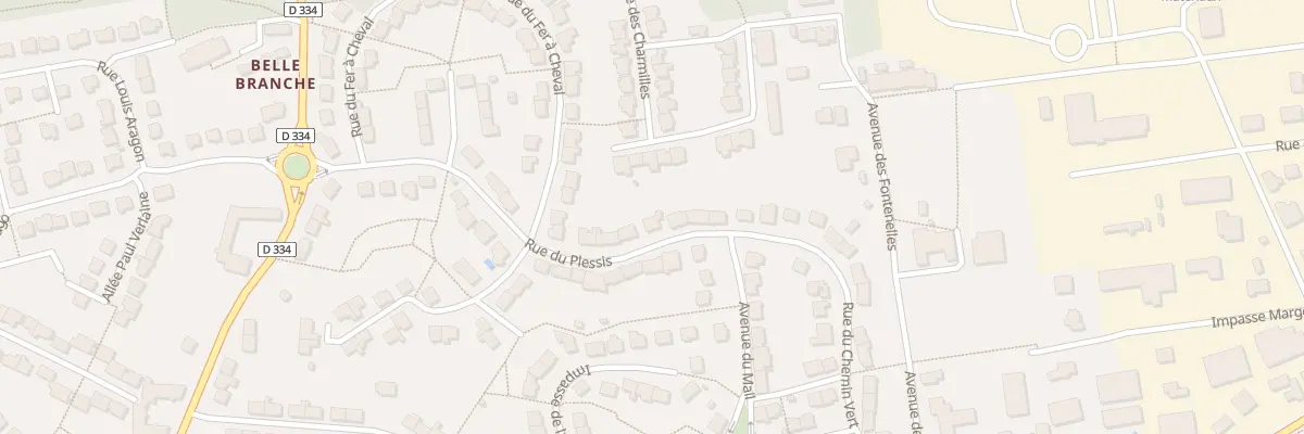 Plan du 13 Rue du Plessis à Chavagne