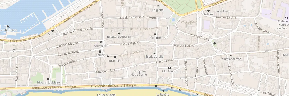 Plan du 20 Rue des Halles aux Sables-d’Olonne