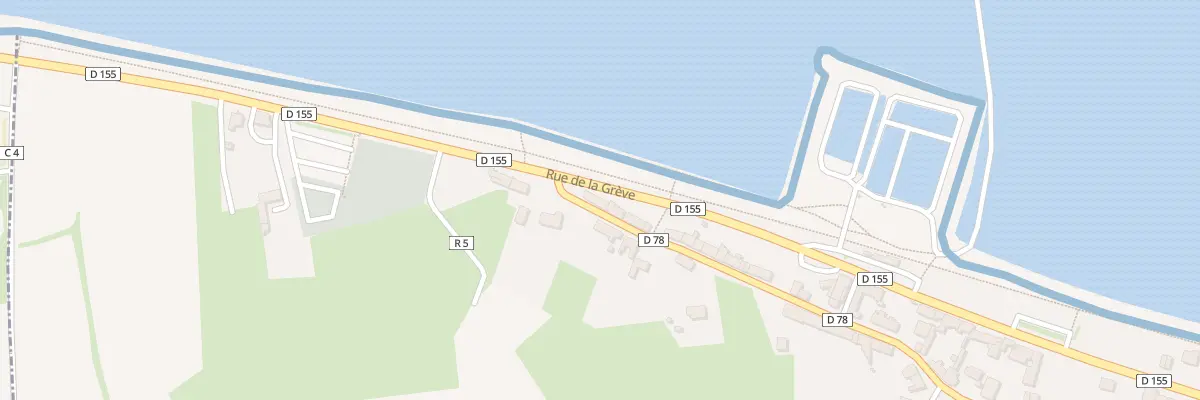 Plan du 64 Rue de la Grève au Vivier-sur-Mer