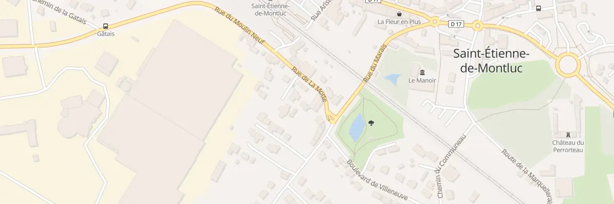Plan du 5 Rue de la Motte à Saint-Étienne-de-Montluc