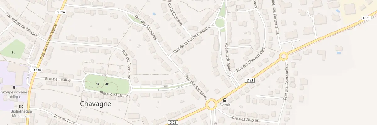 Plan du 41 Rue des Sablières à Chavagne