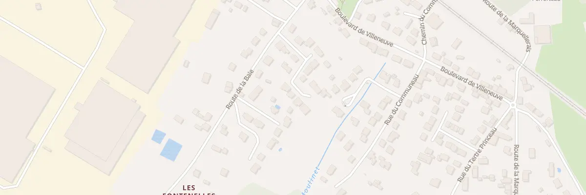 Plan du 4 Rue des Peupliers à Saint-Étienne-de-Montluc
