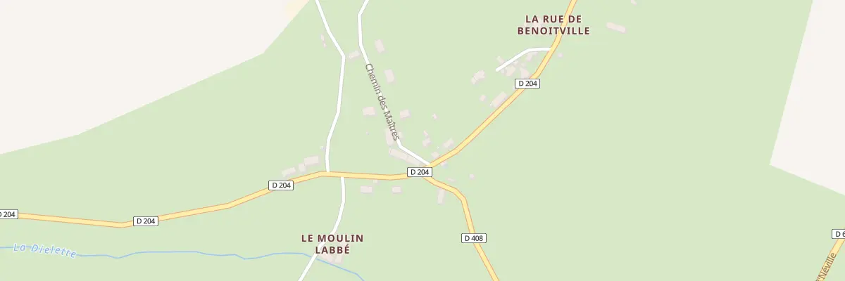 Plan du 30 Che des Maîtres à Benoîtville