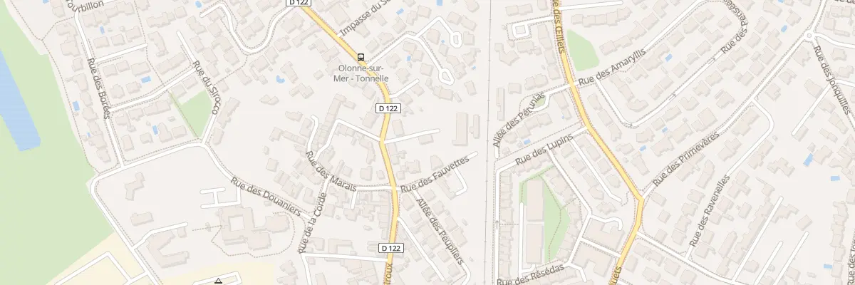 Plan du 34B Rue Paul Poiroux aux Sables-d’Olonne