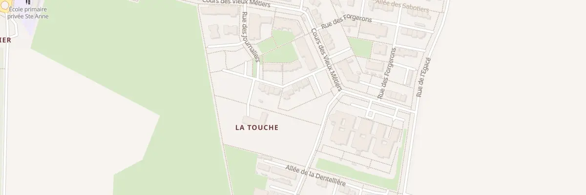 Plan du 14 Rue des Journaliers à Chavagne