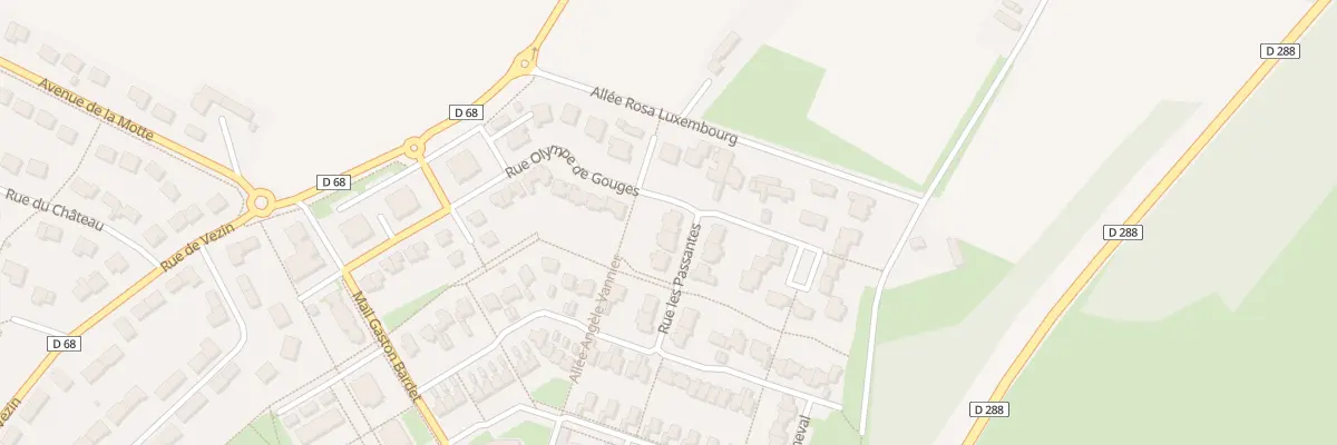 Plan du 2 Rue les Passantes au Rheu