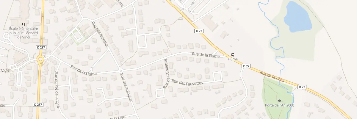 Plan du 22 Rue de la Flume à Gévezé