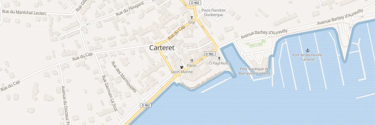 Plan du 18 Rue des Quatre Volontaires à Barneville-Carteret