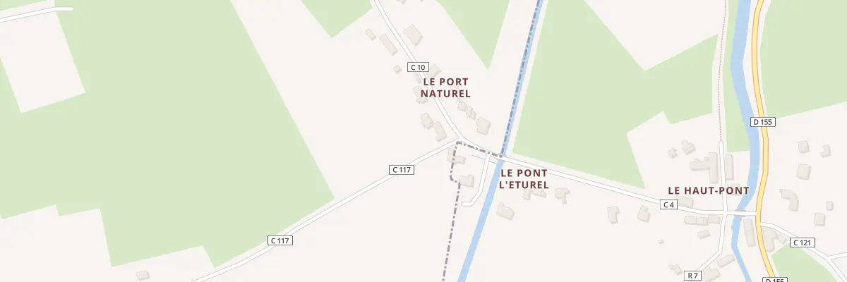 Plan du 8 Le Pont Naturel à Hirel
