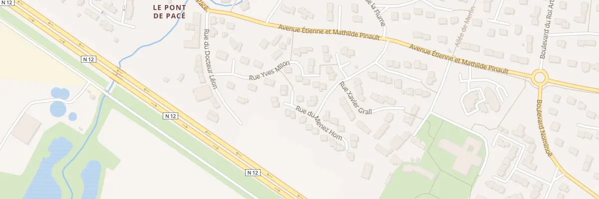 Plan du 20 Rue du Menez Hom à Pacé