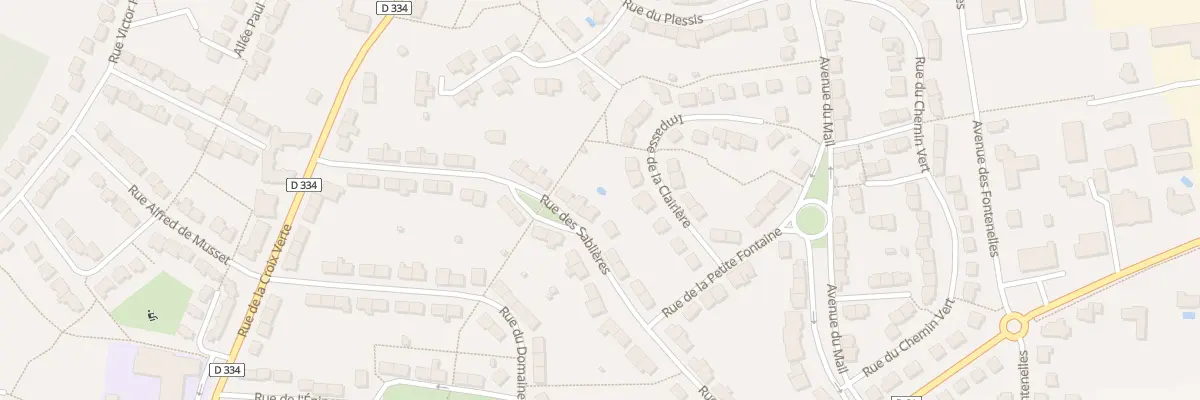 Plan du 25 Rue des Sablières à Chavagne