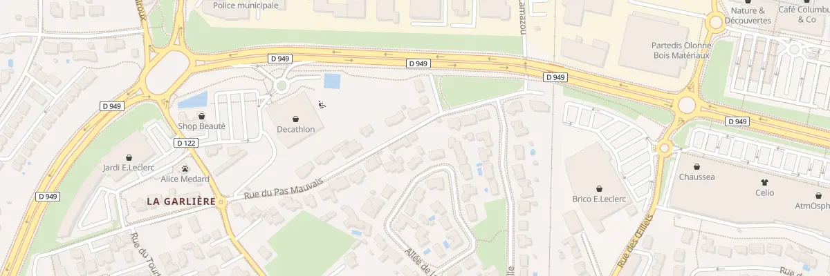 Plan du 16 Rue du Pas Mauvais aux Sables-d’Olonne