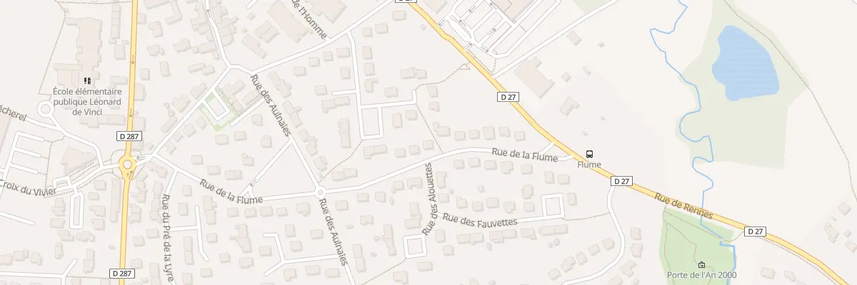 Plan du 15 Rue de la Flume à Gévezé