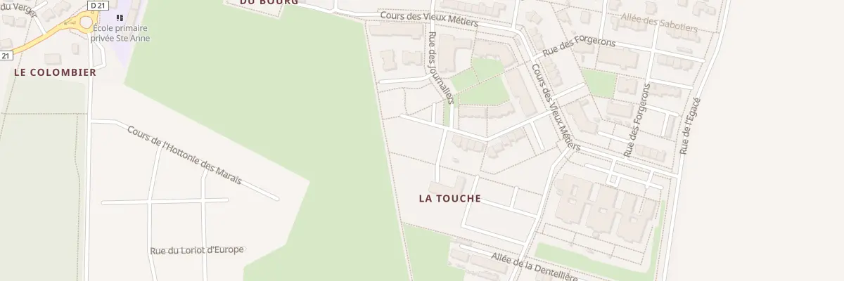 Plan du 4 Ven du Charpentier à Chavagne