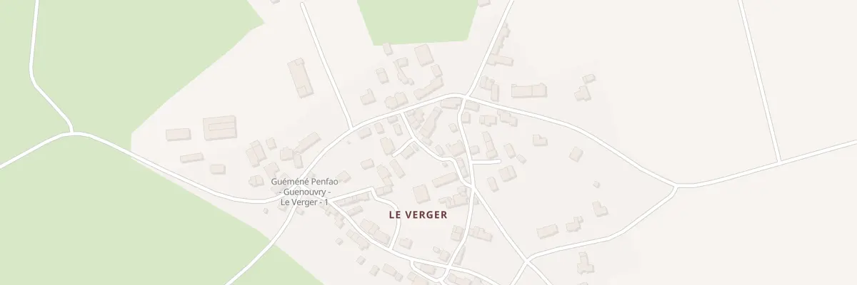 Plan du 63 Le Verger - Guenouvry à Guémené-Penfao
