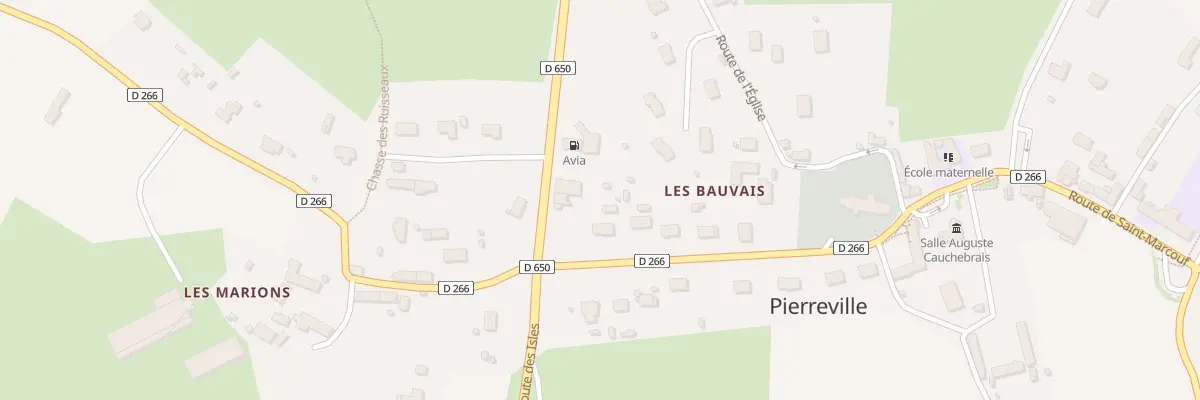 Plan du 13 Rte des Isles à Pierreville