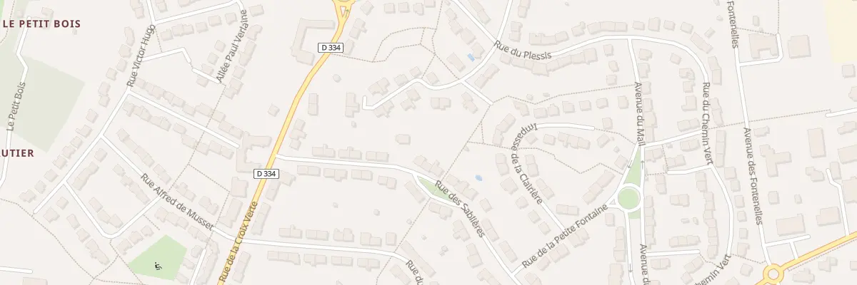 Plan du 15 Rue des Sablières à Chavagne
