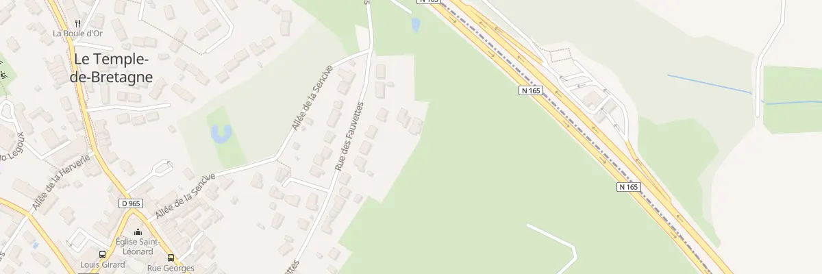 Plan du 18T Rue des Fauvettes au Temple-de-Bretagne