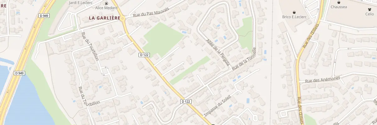 Plan du 74 Rue Paul Poiroux aux Sables-d’Olonne