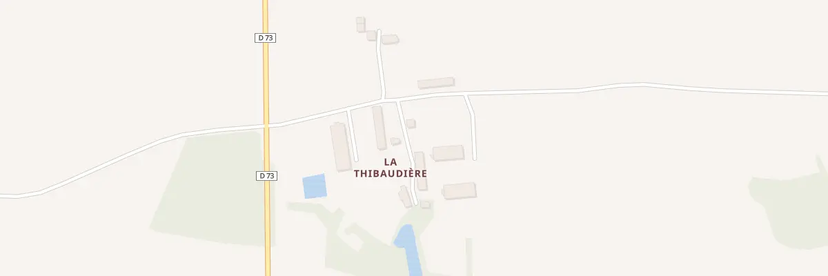 Plan du 3 La Thibaudiere à Paulx