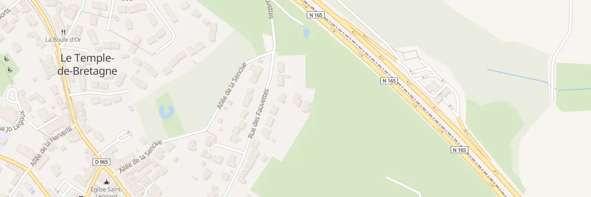 Plan du 18B Rue des Fauvettes au Temple-de-Bretagne